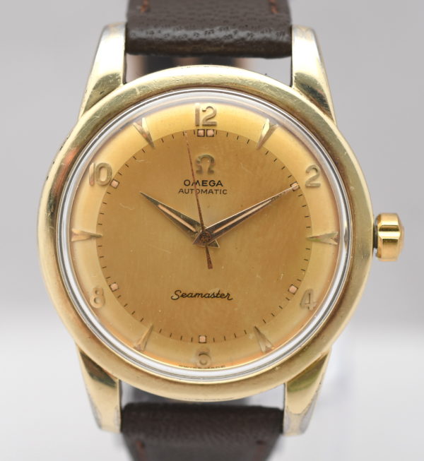 Wat19060 Omega Seamaster 2794-7 2657 SC from 1953, Wonder ful two tone Dial and Box