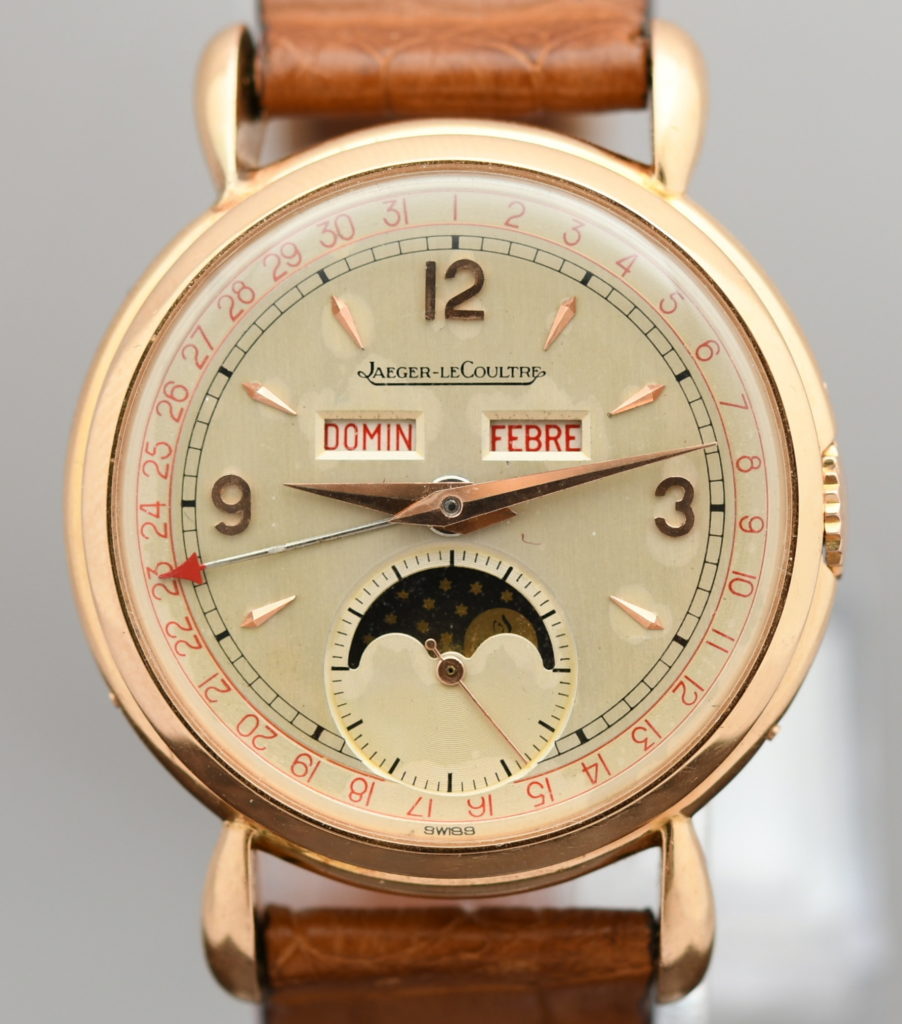 Wat20018 Jaeger LeCoultre Tripple date with Moonphase in Rose Gold