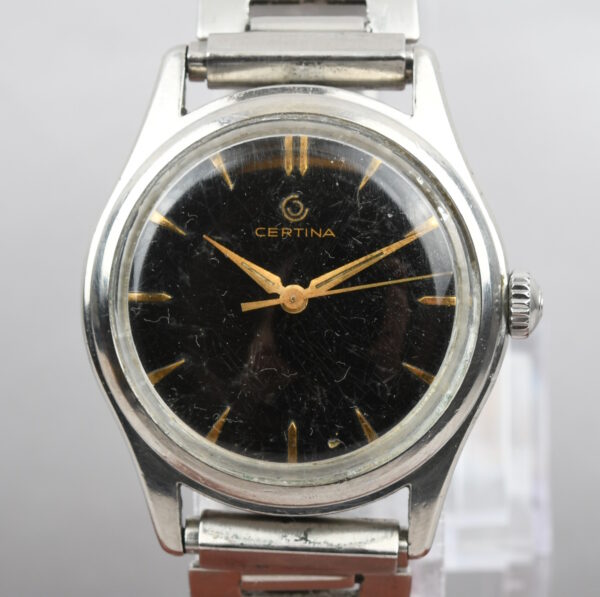 Wat23007 Certina with Black Dial from 1948 (Military Style)